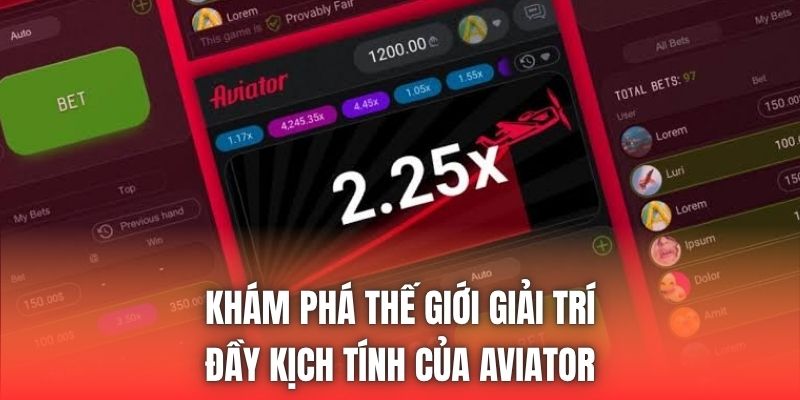 Khám phá thế giới giải trí đầy kịch tính của Aviator